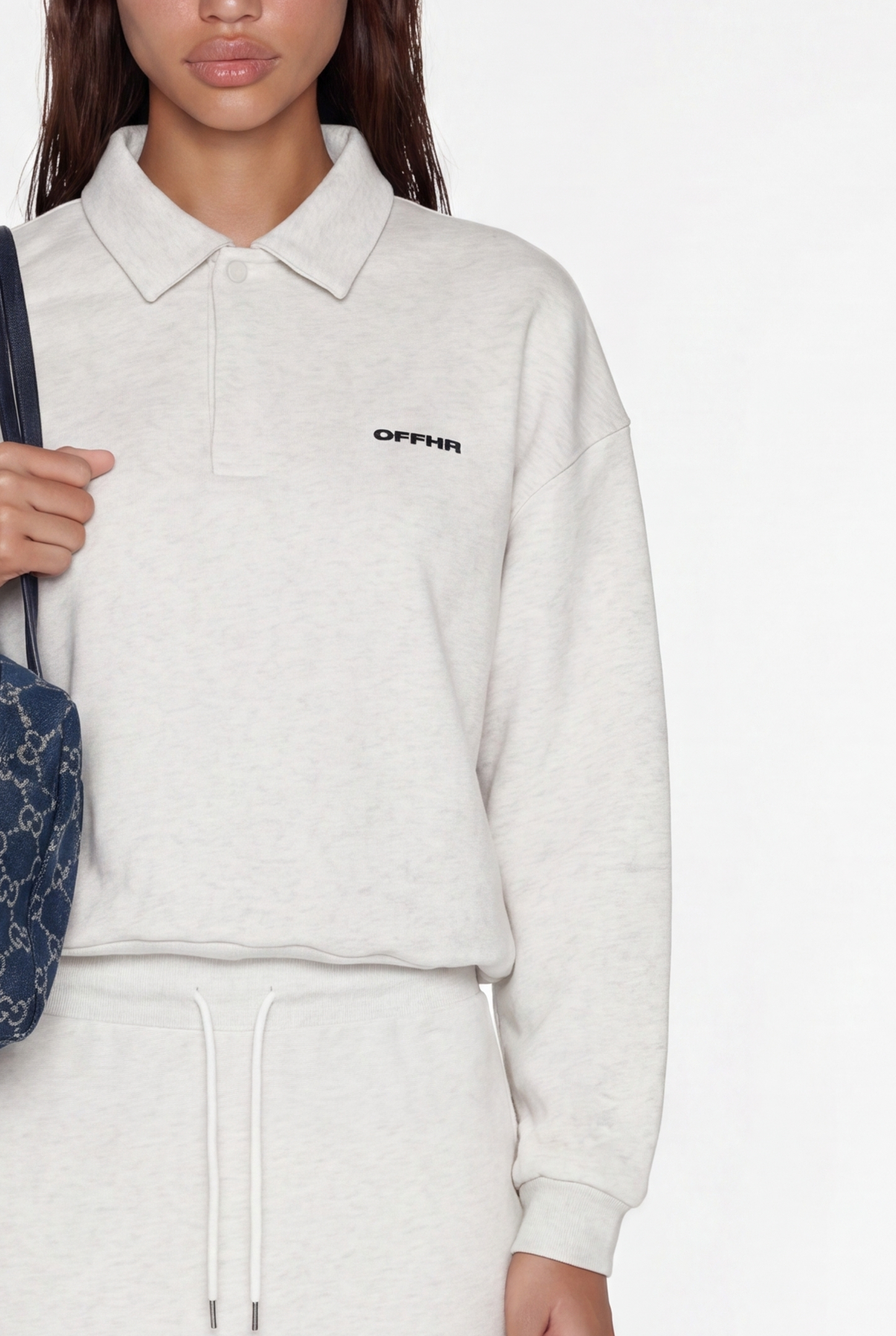 Polo Sweater - Oat Grey